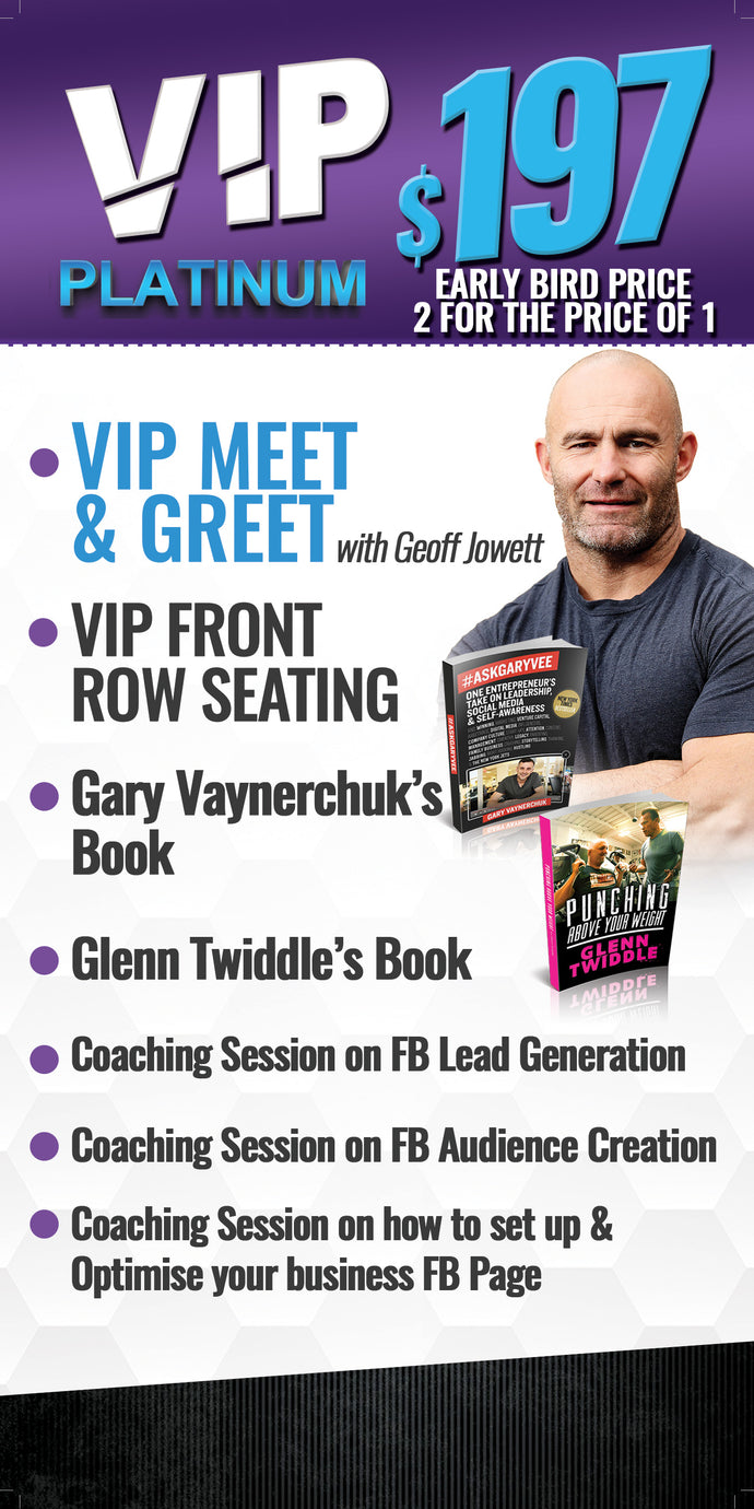 More Appraisals Platinum VIP ticket